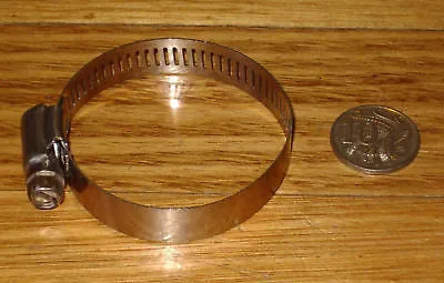 Stainless Steel Large Hose Clamp 40mm - 55mm - Part # W010D