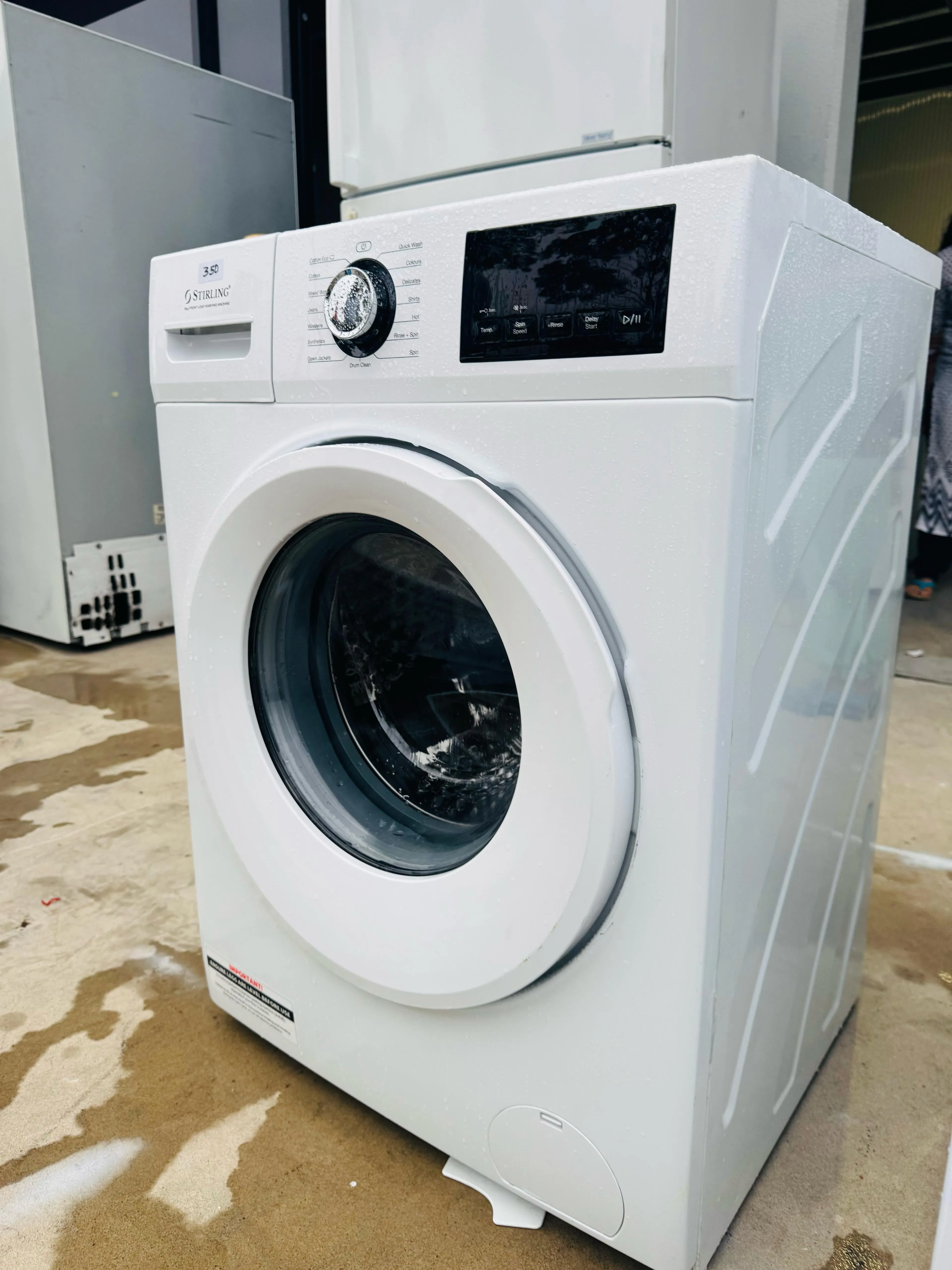 **STIRLING 8KGS FRONT LOADER WASHING MACHINE**