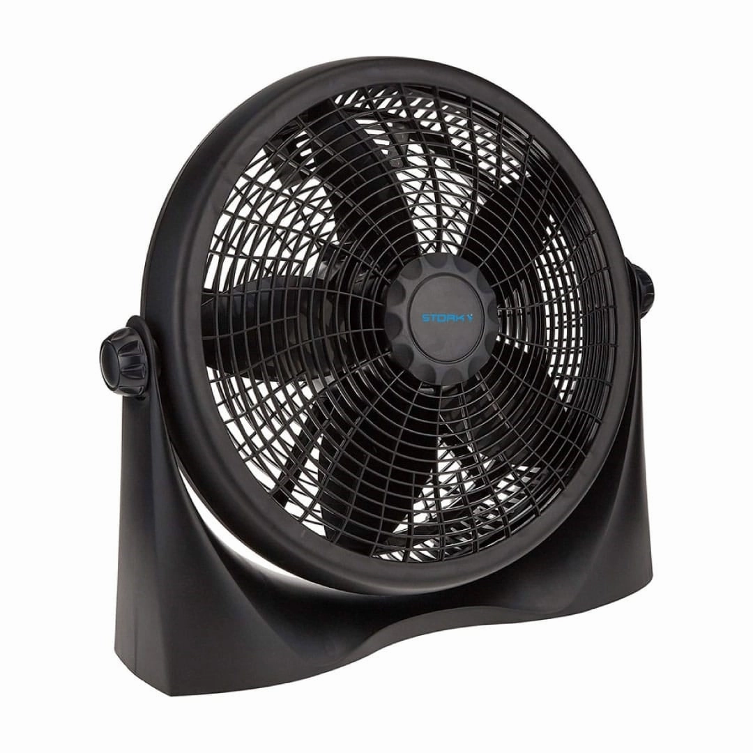 Stork Box Fan 20Inch, 3Speeds, 5Blades, 70Watts, Black