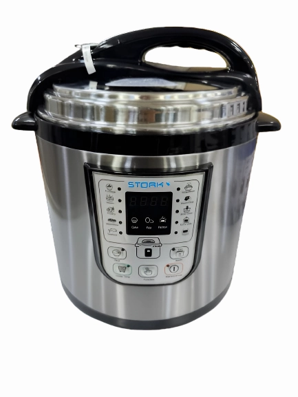 Stork Digital Pressure Cooker, 10Lit, Stainless Steel,1300Watts