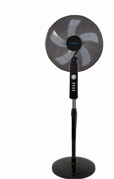 Stork Stand Fan 18Inch, 3Speeds, 5Blades, 70Watts, Black