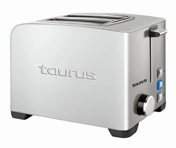 Taurus Toaster Two Slots, 850Watts, Stainless Steel