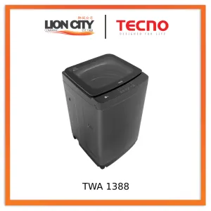 Tecno TWA 1388 13kg Fully Automatic Fuzzy Logic Washer  4 Ticks TWA1388