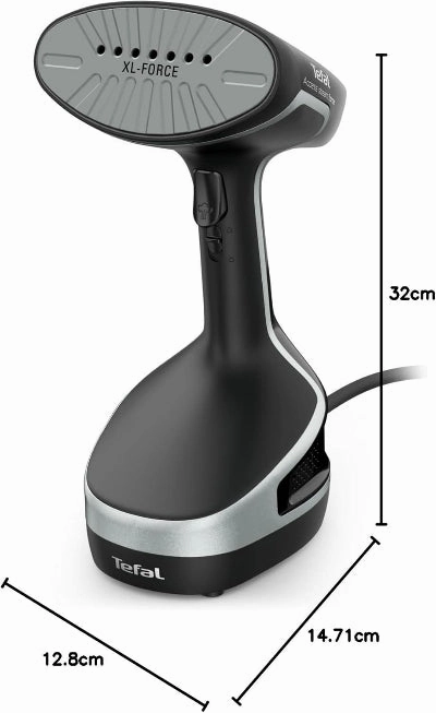 Tefal Garment Steamer Handheld 2 in 1, 190Ml, 2000Watts, Black