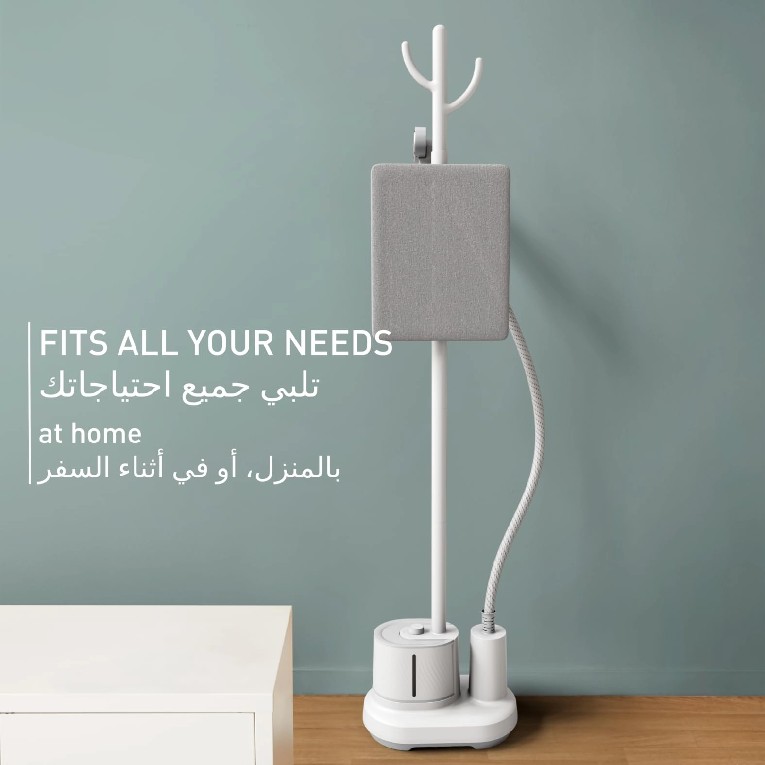 Tefal Origin Home Garment Steamer, Fast 45Second Heat-Up Time, 1.4Lit, 2000Watts, White