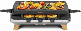 Tefal Raclette & Grill 2-in1, Raclette Machine, Black & Silver
