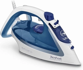 Tefal Steam Iron, Anti-limescale System, Steam Output, White & Blue