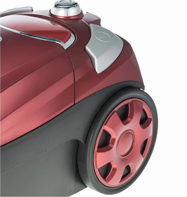 Tekmaz Canister Vacuum Cleaner with Bag, 3Lit, 2000Watts, Red