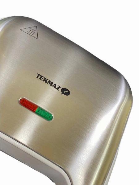 Tekmaz Grill with Garnete Plate, 4pieces, 750Watts, White