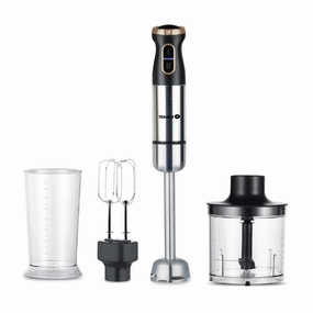Tekmaz Set Hand Blender 4 in 1, 0.8Lit, 1000Watts, Stainless Steel