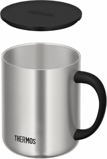 Thermos Vacuum Desktop Mug, 350Lit, Silver