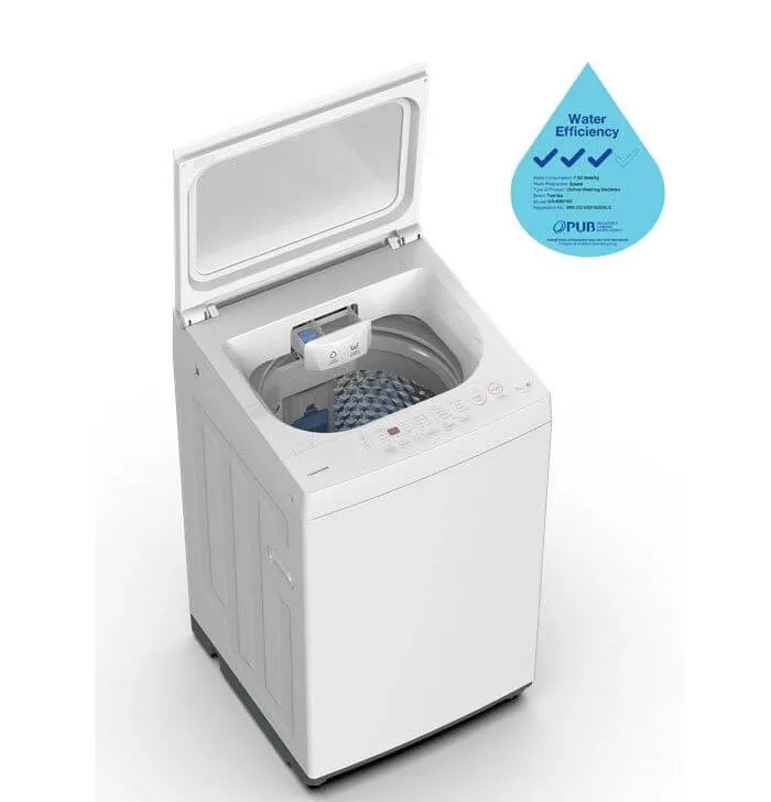 Toshiba AW-K801AS(WW) 7.0kg Top Load Washing Machine AWK801AS