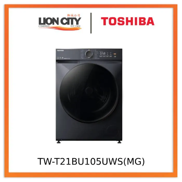 Toshiba TW-T21BU105UWS(MG) 9.5kg Front Load Washing Machine Washer