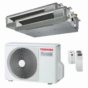 Toshiba ducted U2 dual split air conditioner 9000 9000 BTU inverter A   external unit 4.0 kW