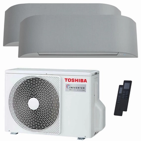 Toshiba Haori dual split air conditioner 9000 12000 BTU inverter A   wifi outdoor unit 5.2 kW