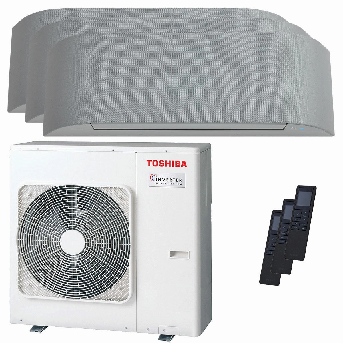 Toshiba Haori trial split air conditioner 9000 9000 12000 BTU inverter A    wifi external unit 7 kW