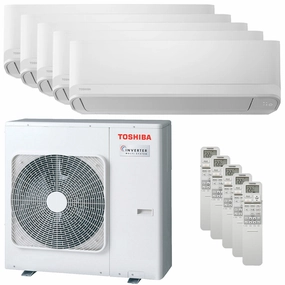 Toshiba Seiya Classic 2025 penta split air conditioner 9000 9000 9000 9000 9000 BTU inverter A   external unit 10 kW