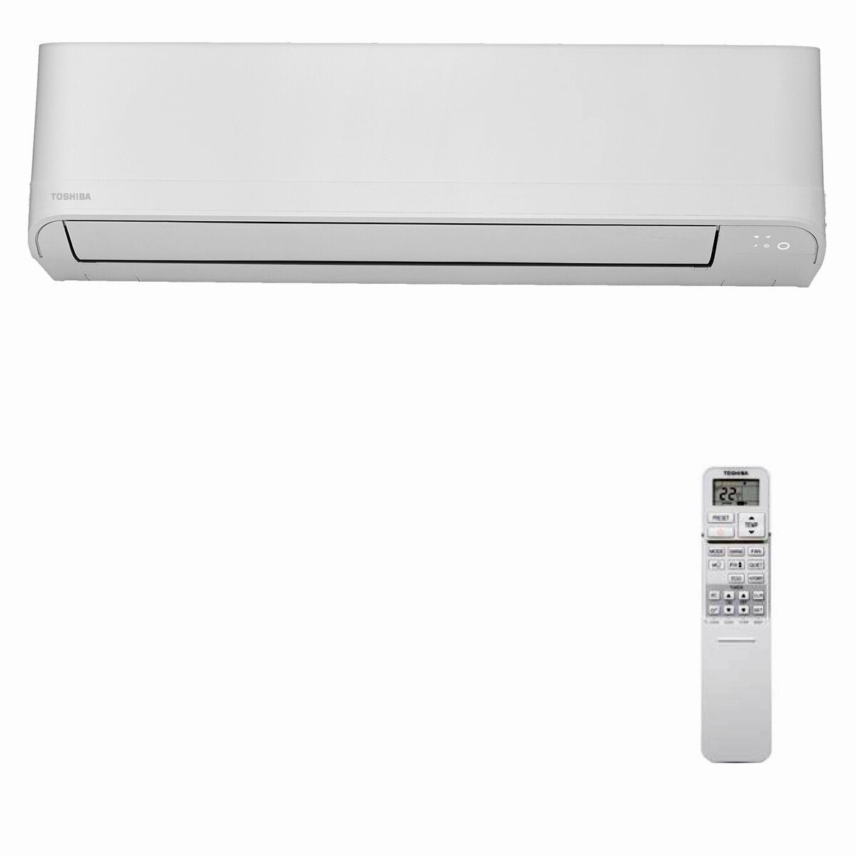 Toshiba Seiya Smart quadri split air conditioner 5000 5000 5000 5000 BTU inverter A   wifi external unit 8 kW