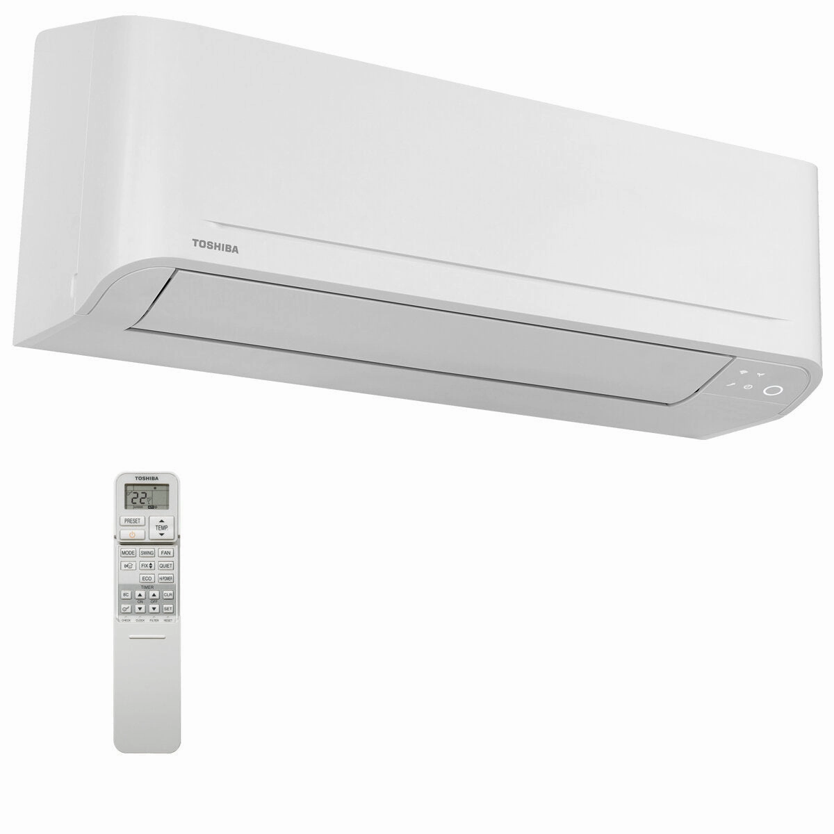 Toshiba Seiya Smart quadri split air conditioner 5000 5000 5000 5000 BTU inverter A   wifi external unit 8 kW