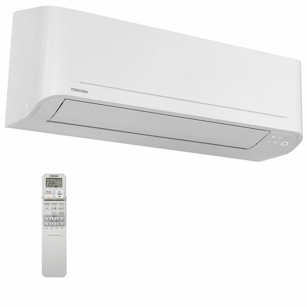 Toshiba Seiya Smart quadri split air conditioner 5000 5000 7000 16000 BTU inverter A   wifi external unit 8 kW