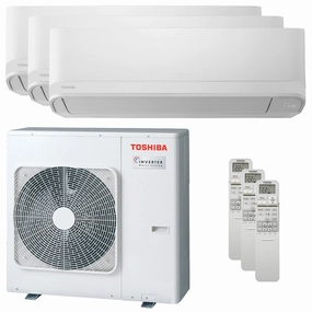 Toshiba Seiya Smart trial split air conditioner 9000 9000 16000 BTU inverter A    wifi external unit 7 kW
