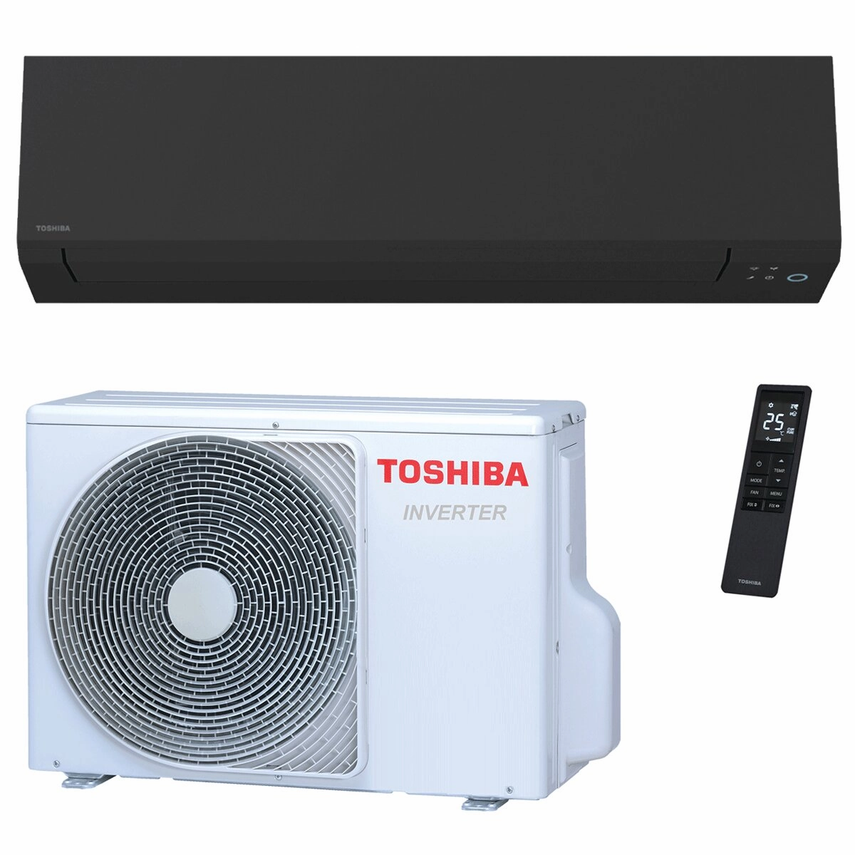 Toshiba SHORAI Edge Black 7000 BTU R32 Inverter Air Conditioner A    WiFi