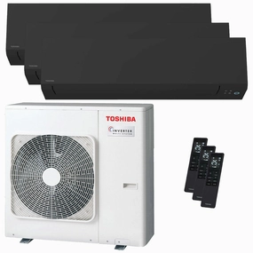 Toshiba SHORAI Edge Black trial split air conditioner 7000 7000 16000 BTU inverter A    wifi external unit 7 kW