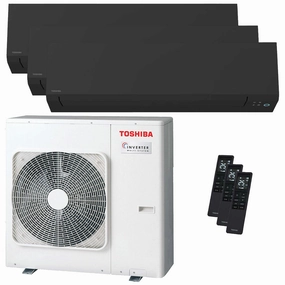 Toshiba SHORAI Edge Black trial split air conditioner 9000 9000 16000 BTU inverter A    wifi external unit 7 kW