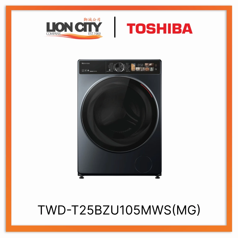 Toshiba TWD-T25BZU105MWS(MG) 9.5/7KG Washer Dryer