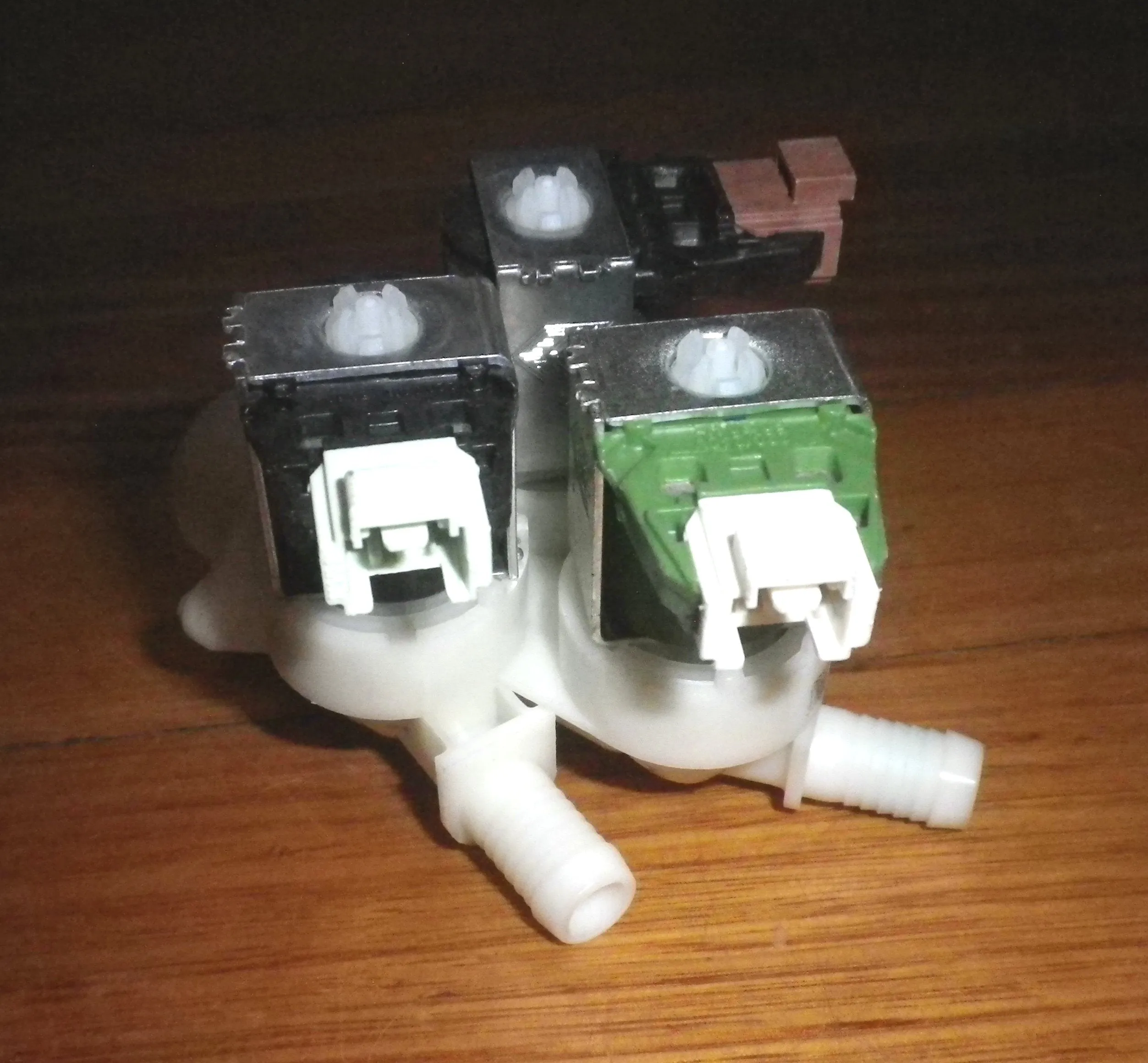 Triple Inlet Valve with Flowmeter suits Electrolux EWW12832 Front Loader - Part # 4055680138