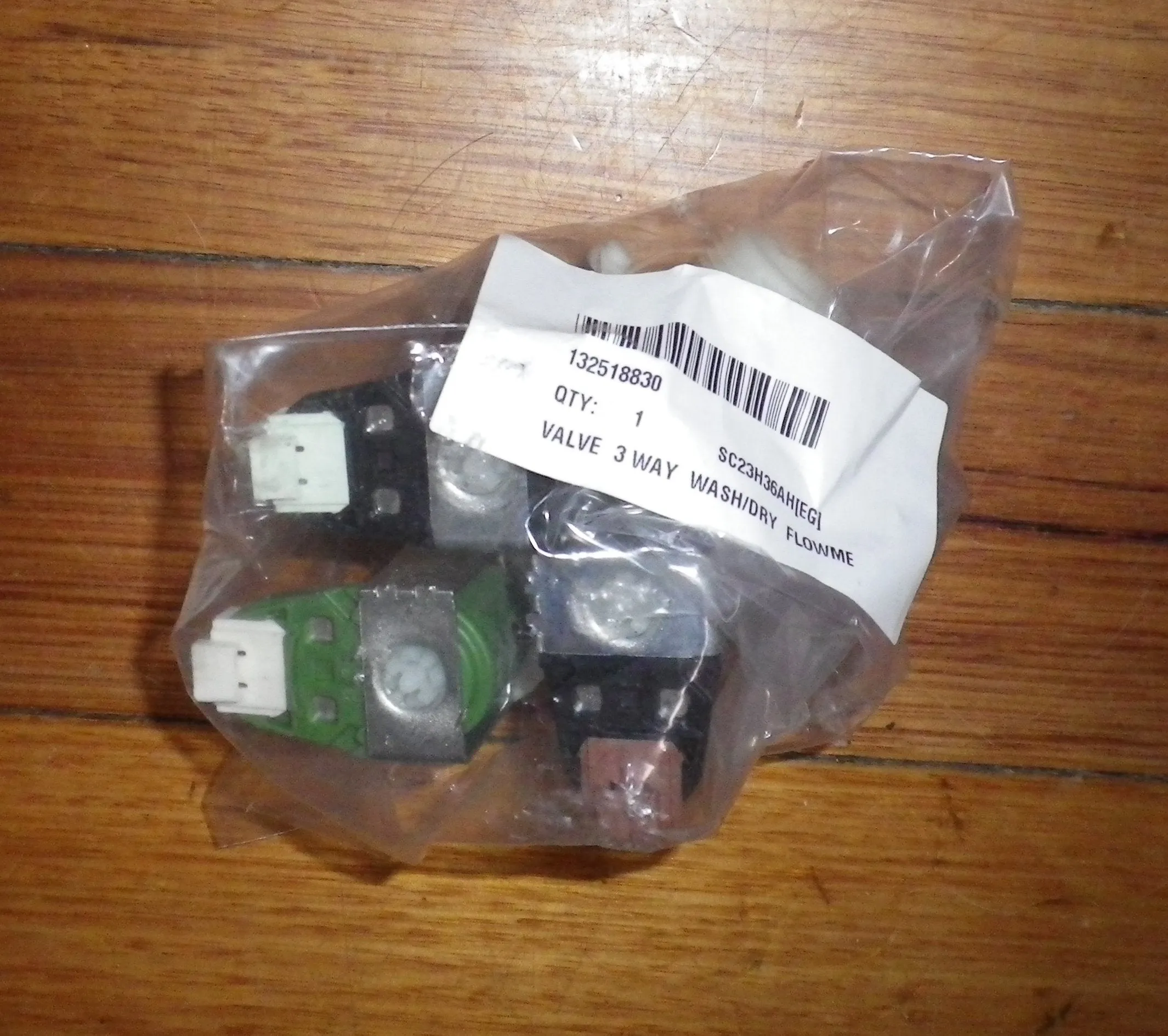Triple Inlet Valve with Flowmeter suits Electrolux EWW12832 Front Loader - Part # 4055680138