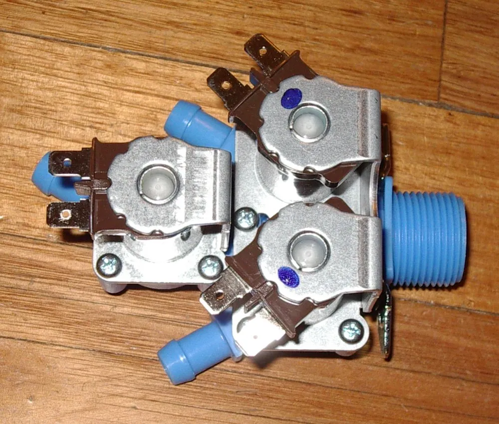 Triple Outlet 10mm Straight Inlet Valve for LG & Asko - Part # 5220FR2009F