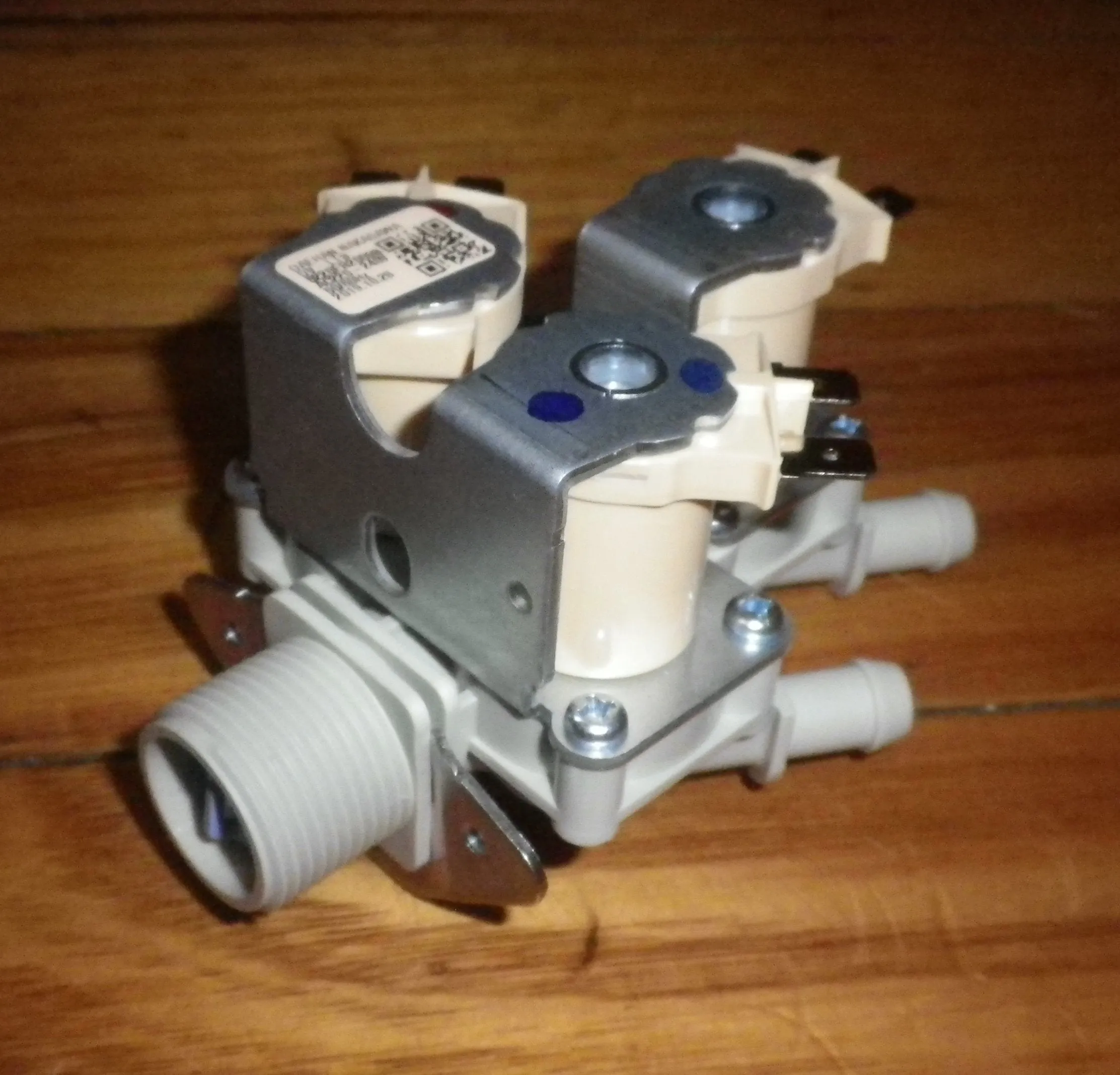 Triple Outlet 10mm Straight Inlet Valve for LG & Asko - Part # 5220FR2009S