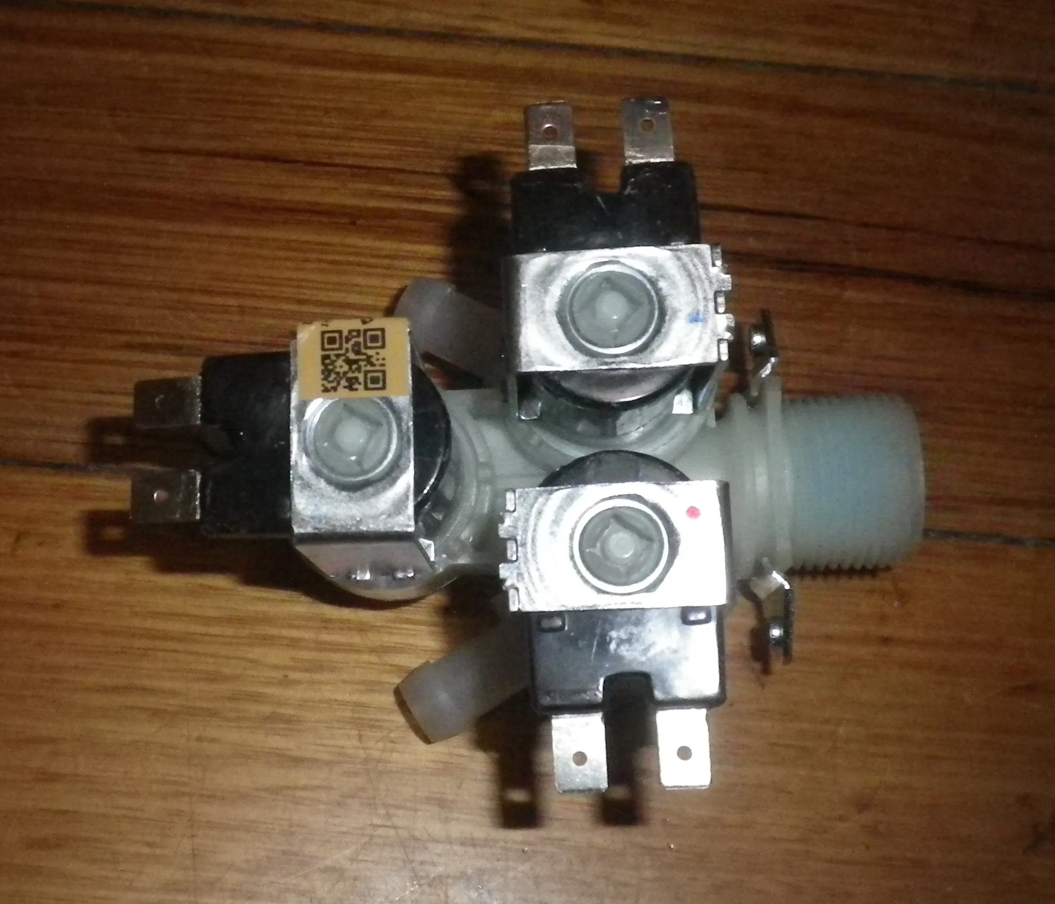 Triple Outlet 10mm Straight Inlet Valve for LG & Asko - Part # 5221EN2003A