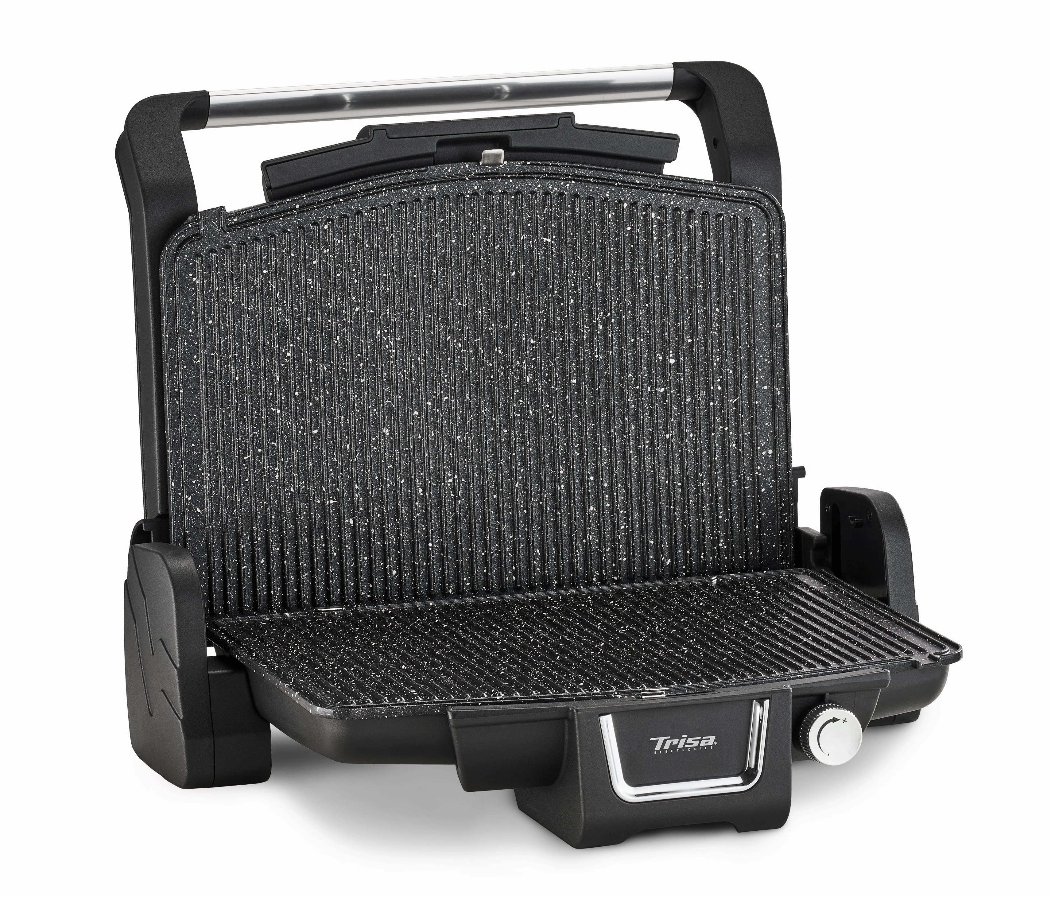 Trisa Double Plate Grill, 1800Watts, Black
