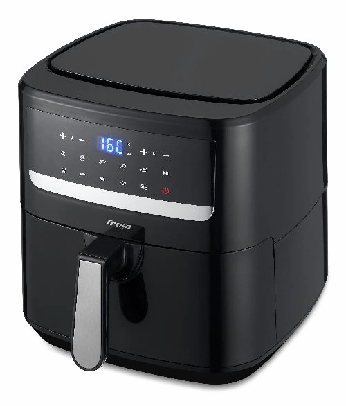 Trisa Hot Air Fryer Crunchy, 7.5Lit, Black
