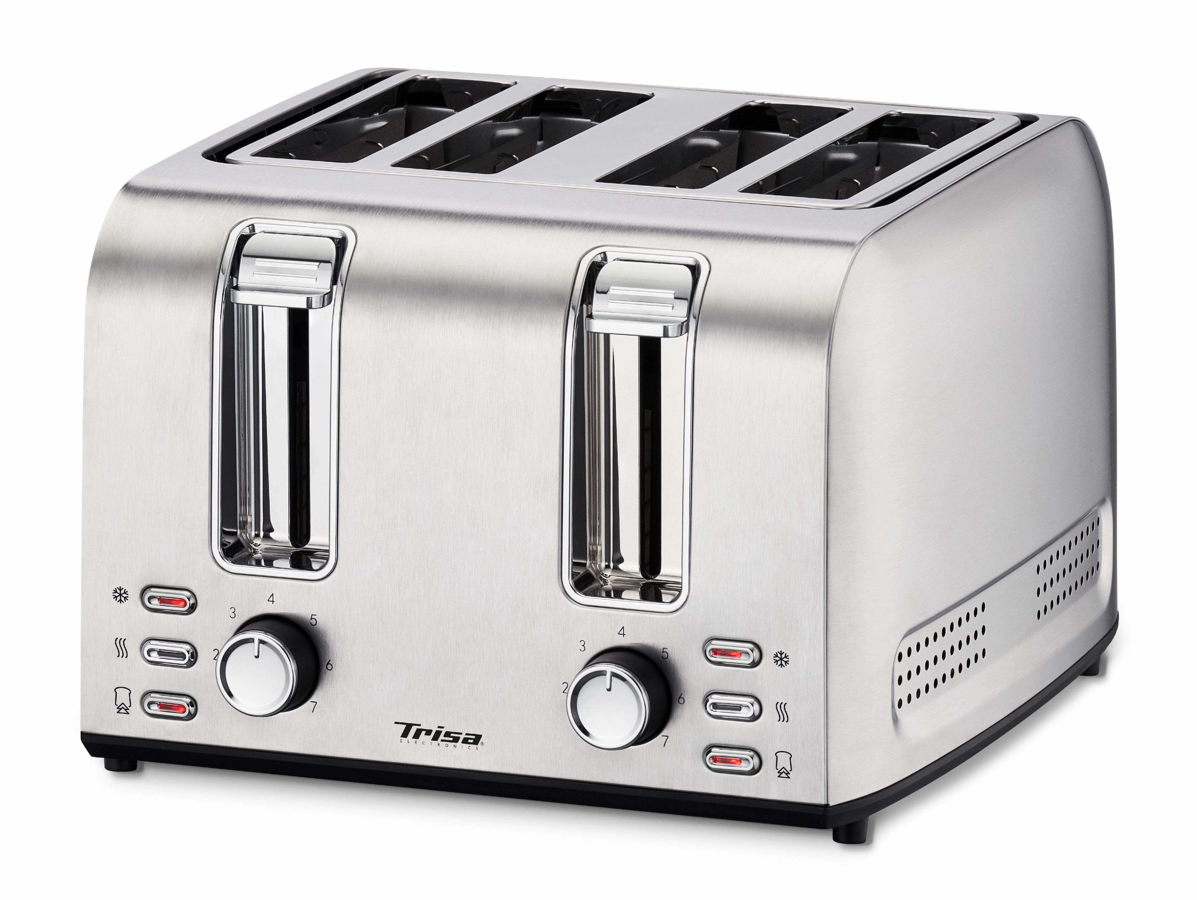 Trisa Toaster 4 Slice, 1500 Watts, Stainless Steel