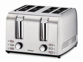 Trisa Toaster 4 Slice, 1500 Watts, Stainless Steel