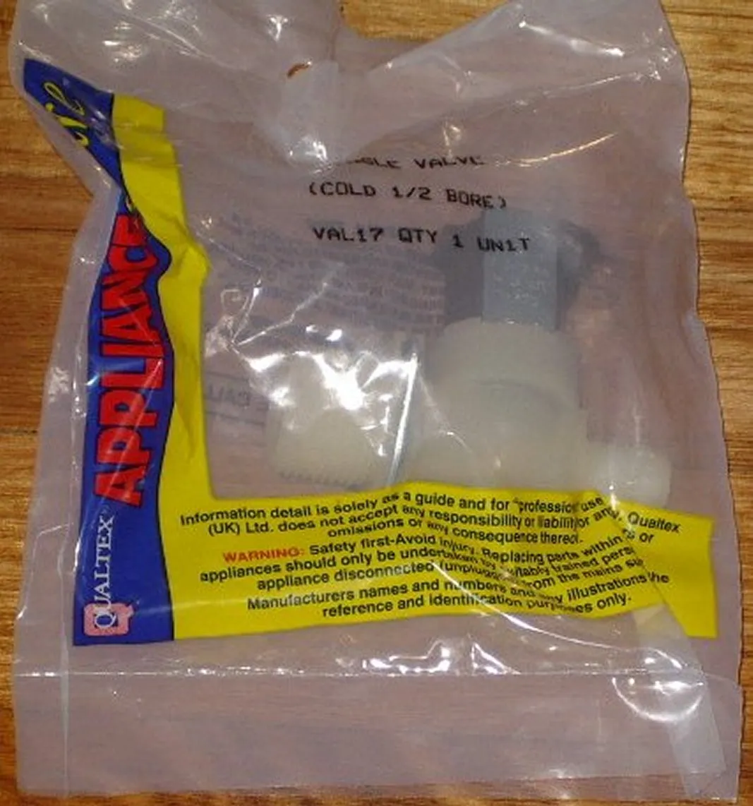 Universal 13mm Straight Inlet Valve - Part No. W025A