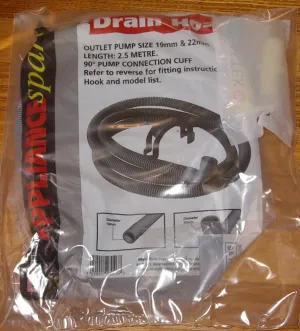 Universal 2.5metre Outlet Hose Extension Kit - Part # W114