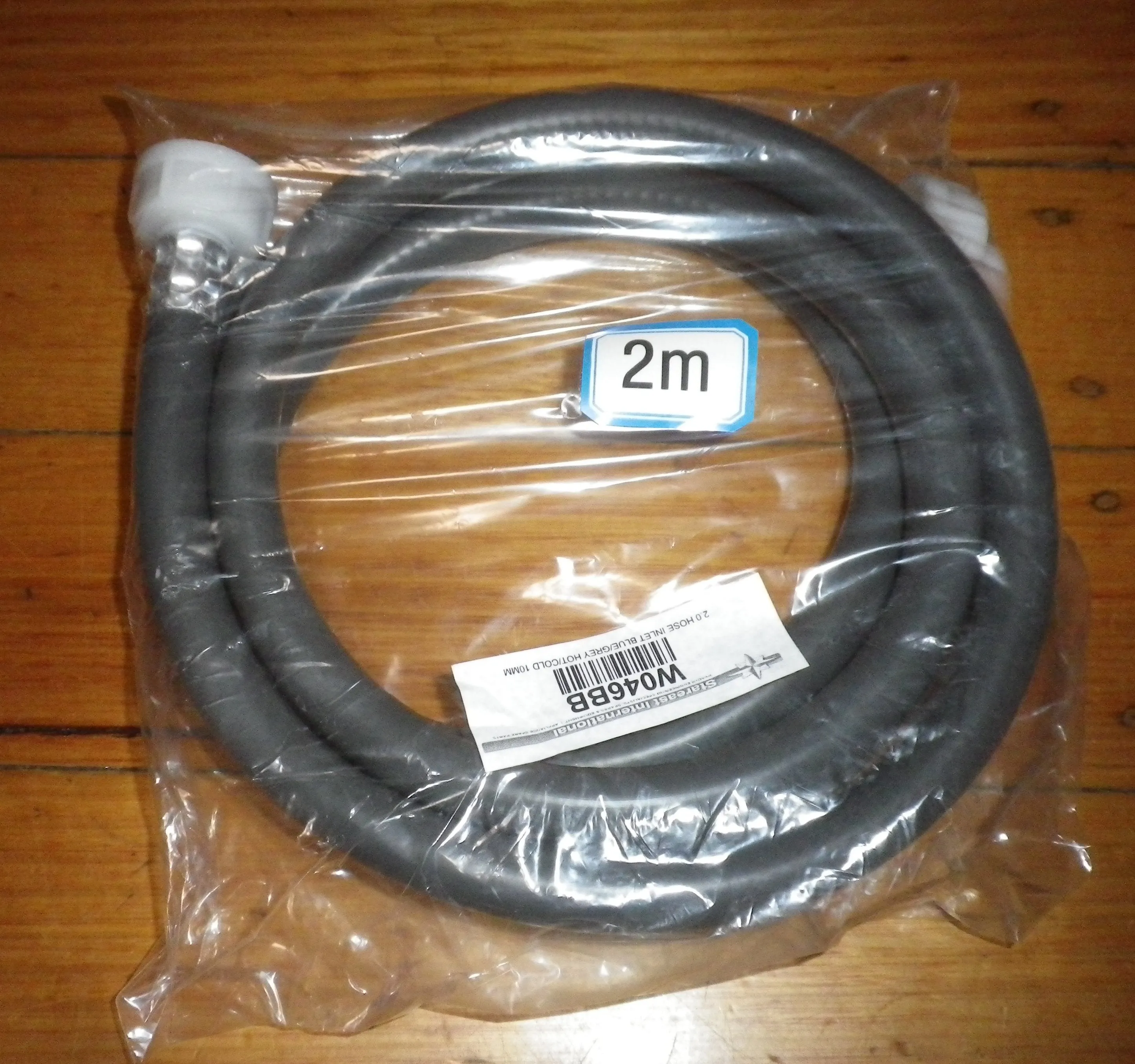 Universal Dishwasher Dual Ended 2mtr Hot/Cold Water Inlet Hose - Part # W046BB