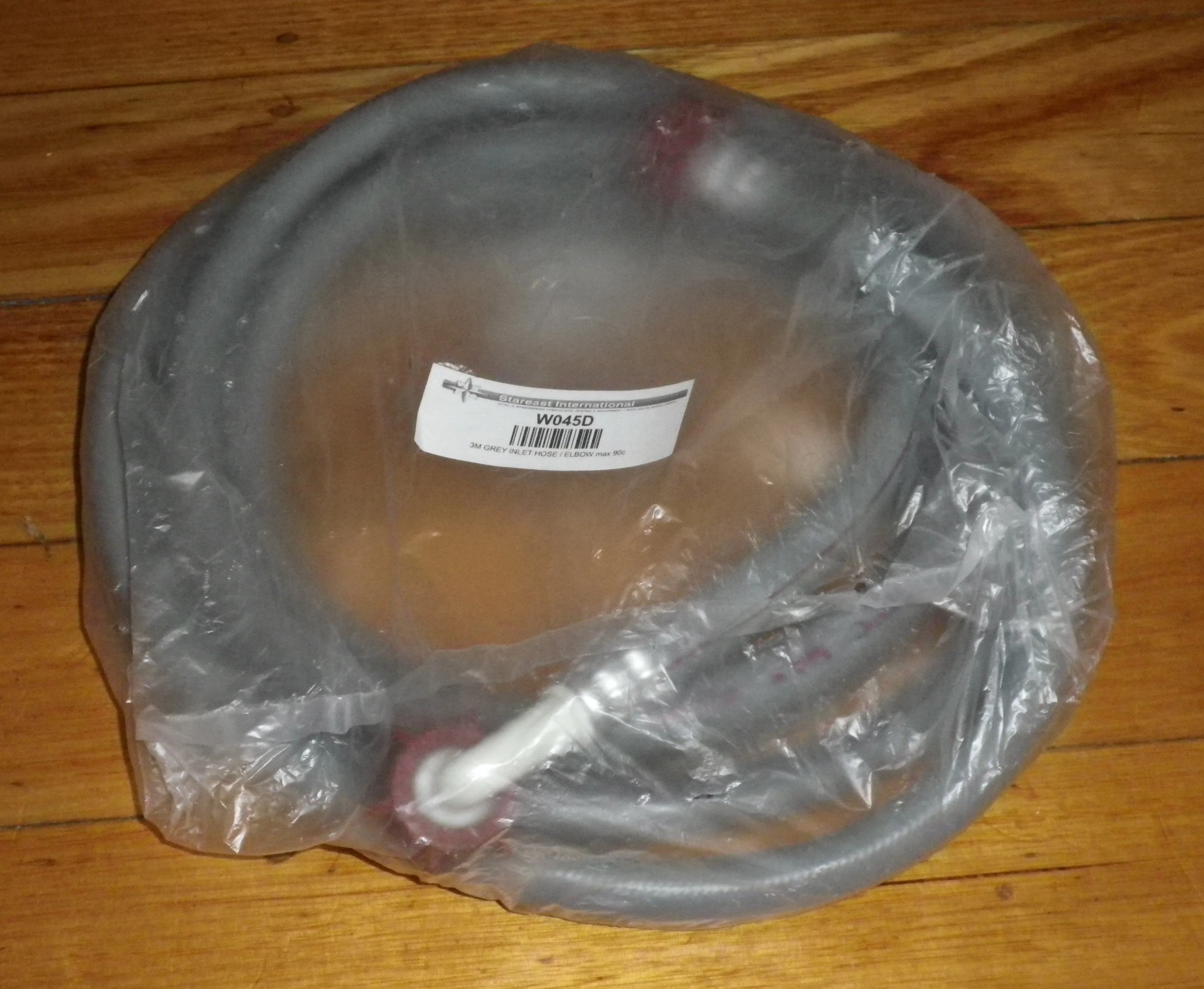 Universal Dishwasher Grey Dual Ended 3.0metre Inlet Hose - Part # W045D