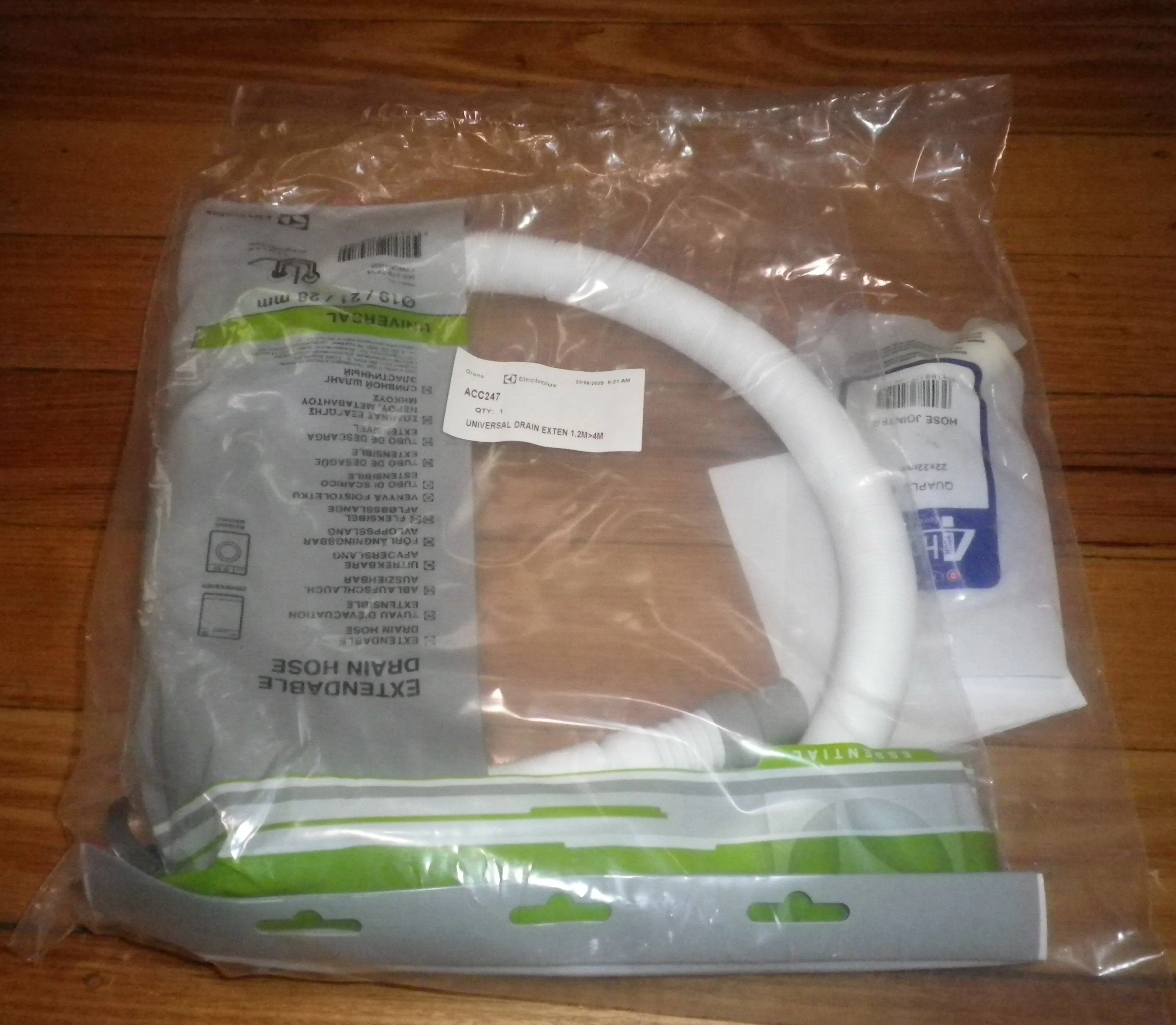 Universal Stretch Type Drain Hose Extension Kit (1.2 - 4metres) - Part # ACC247