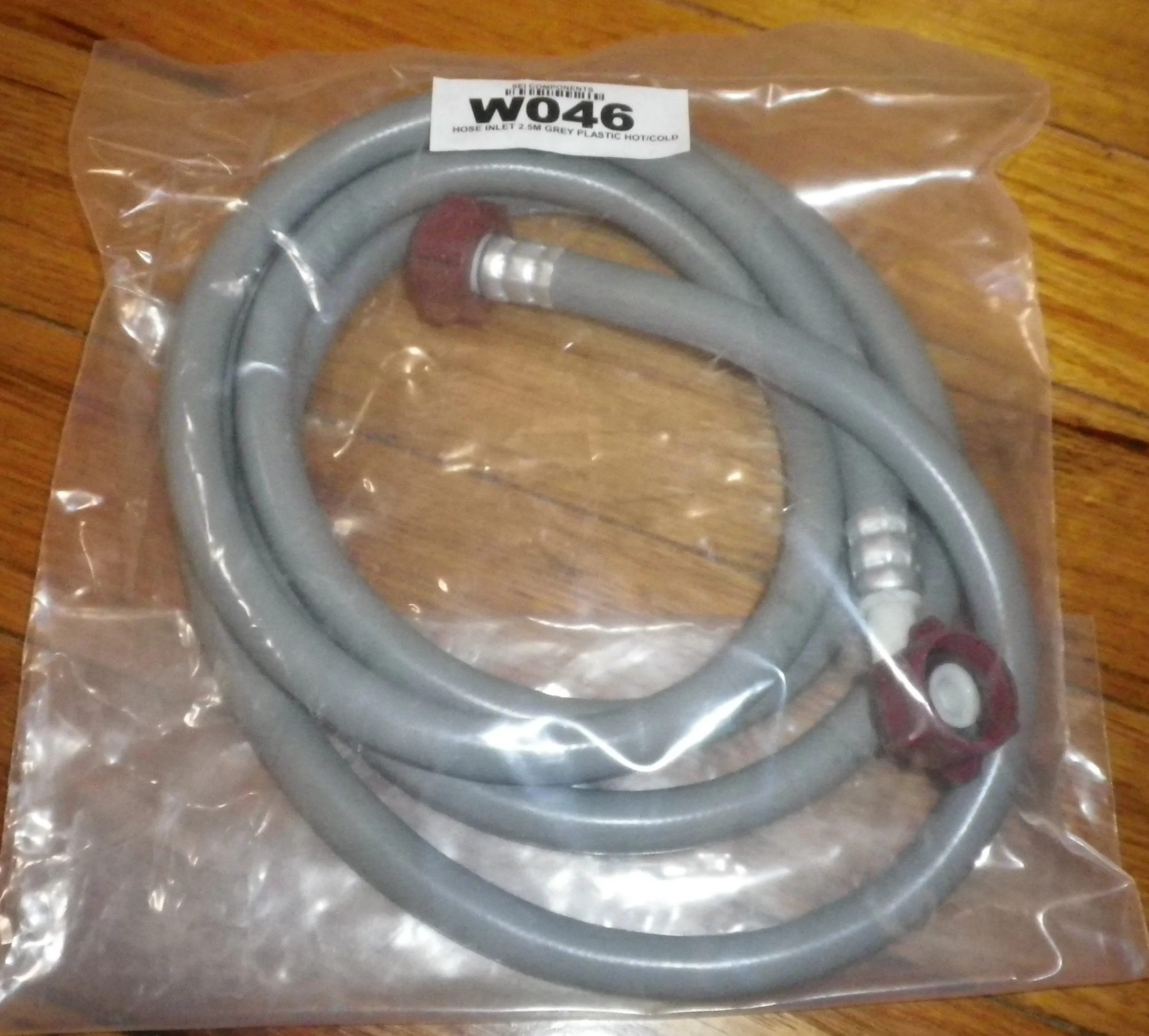 Universal Washing Machine Dual Ended 2.5metre Inlet Hose - Part # W046