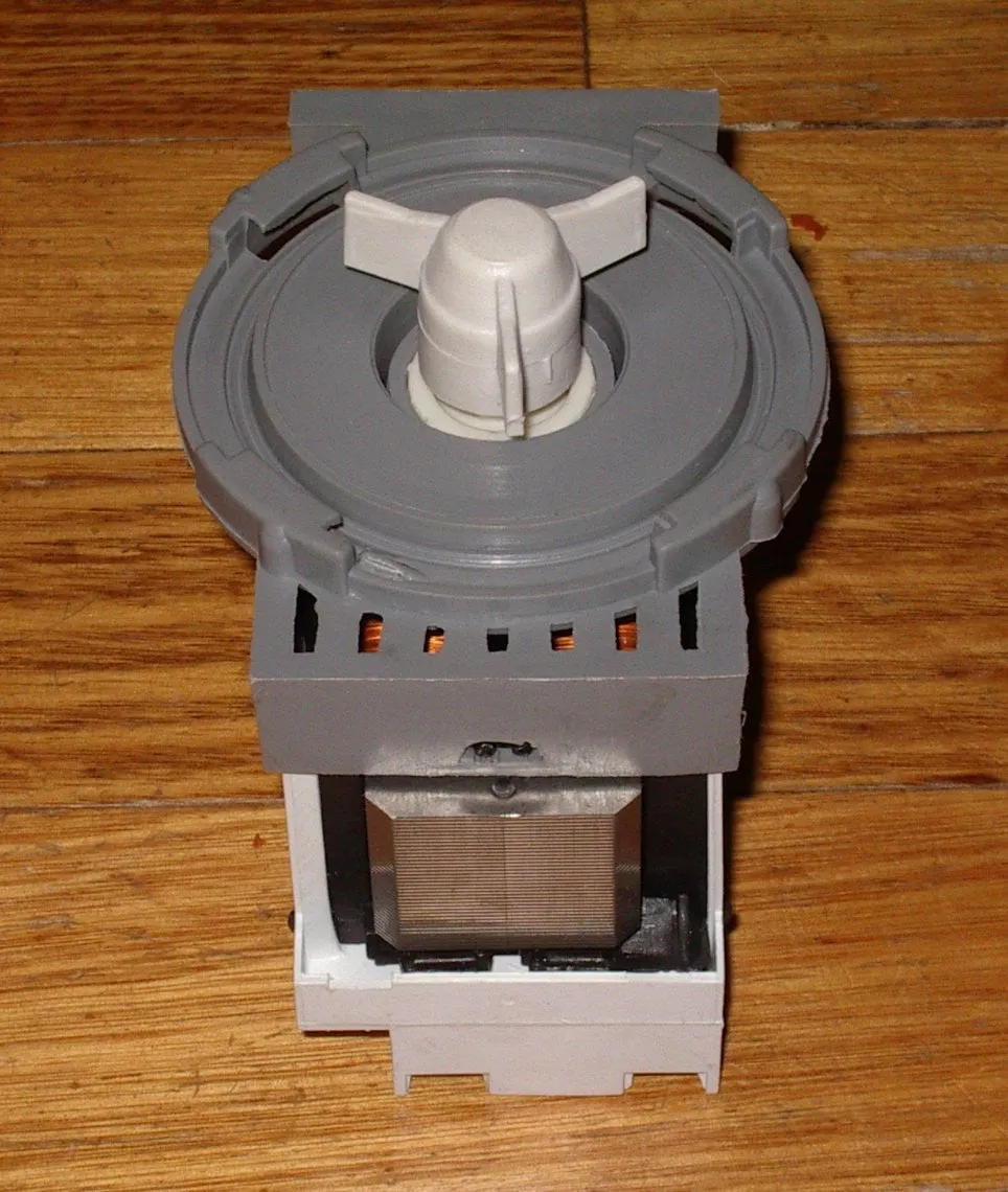 Universal Washing Machine Magnetic Pump Motor with 5 Adaptors - Part # UNI011C