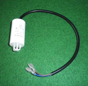 Westinghouse 4uF 400Volt Motor Run Capacitor with Wires & Clip - Part # 1455680