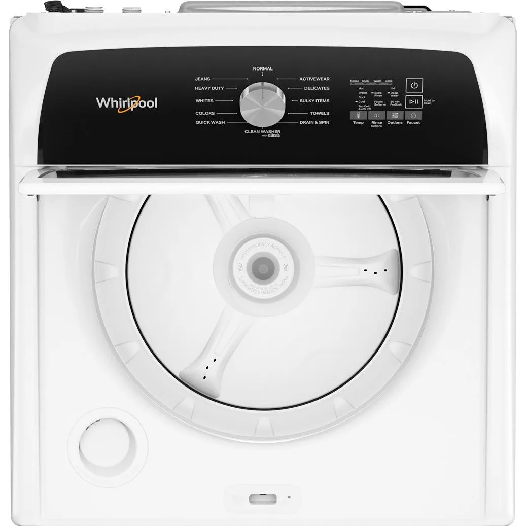 Whirlpool 5.2 cu. ft. Top Loading Washer with Built-in Faucet WTW5025SW