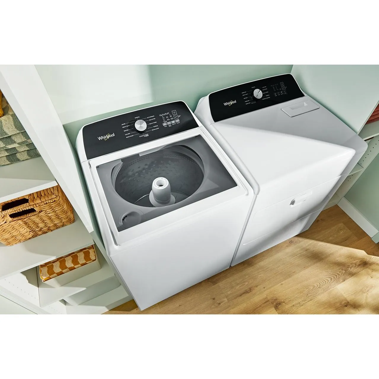 Whirlpool 5.2 cu. ft. Top Loading Washer with Built-in Faucet WTW5025SW