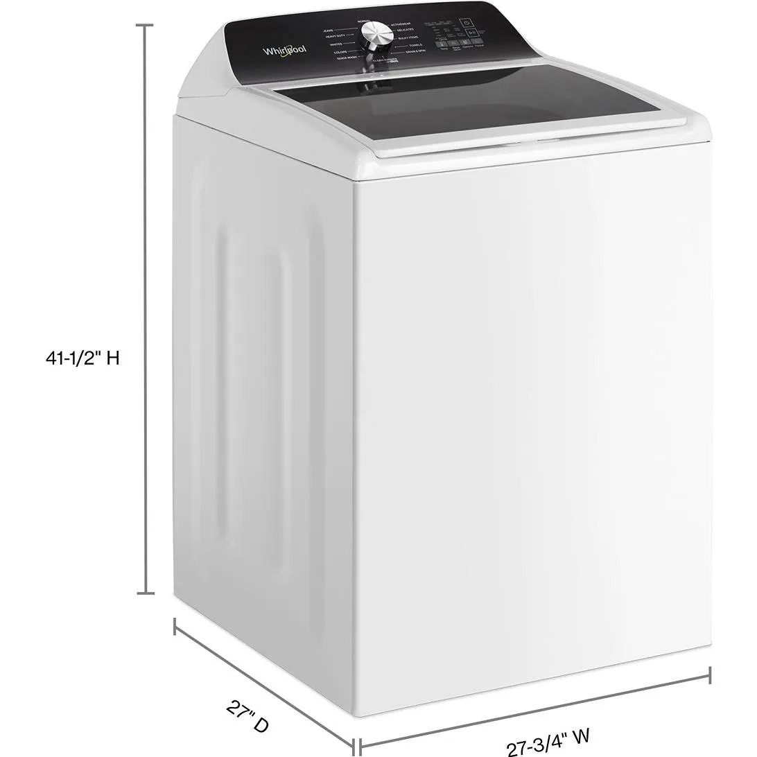 Whirlpool 5.3 cu. ft. Top Loading Washer with Built-in Faucet WTW5020SW