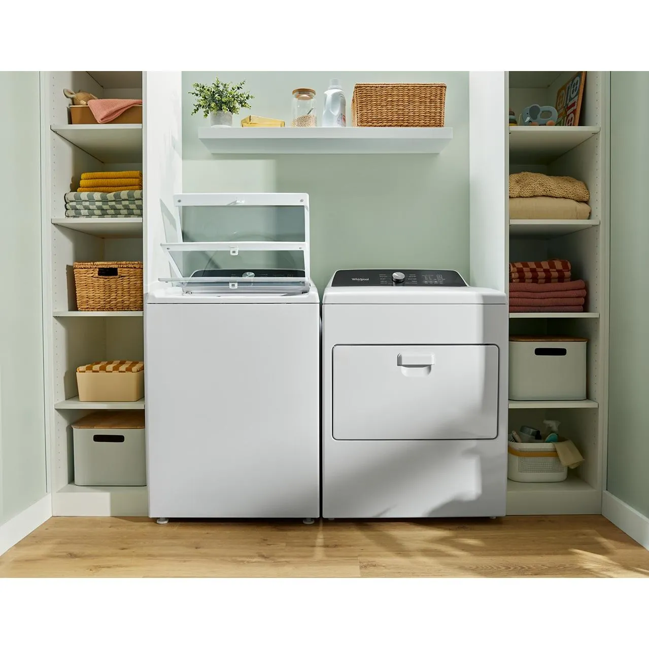 Whirlpool 5.3 cu. ft. Top Loading Washer with Built-in Faucet WTW5020SW